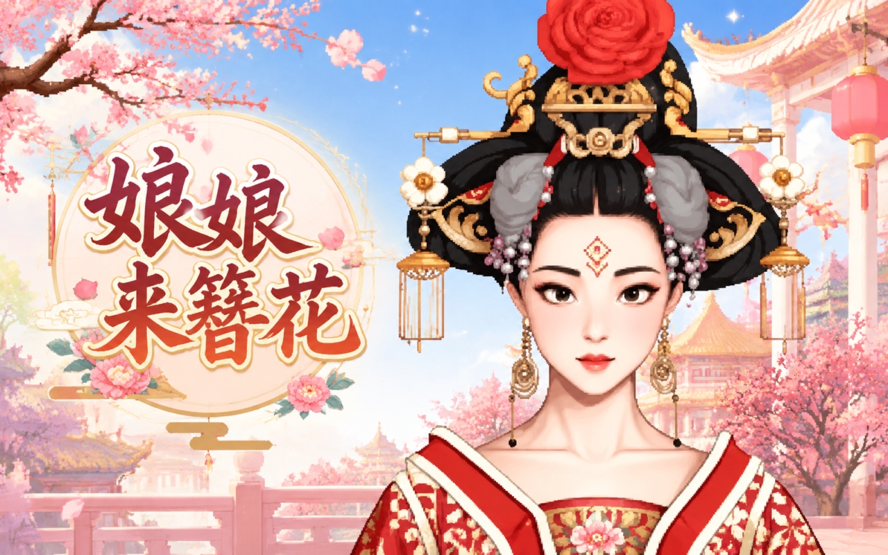 娘娘来簪花