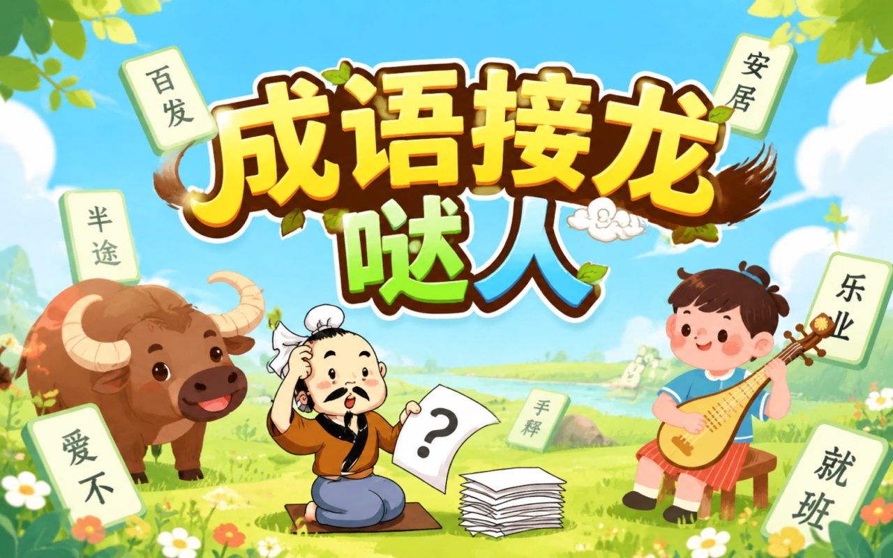 成语接龙哒人
