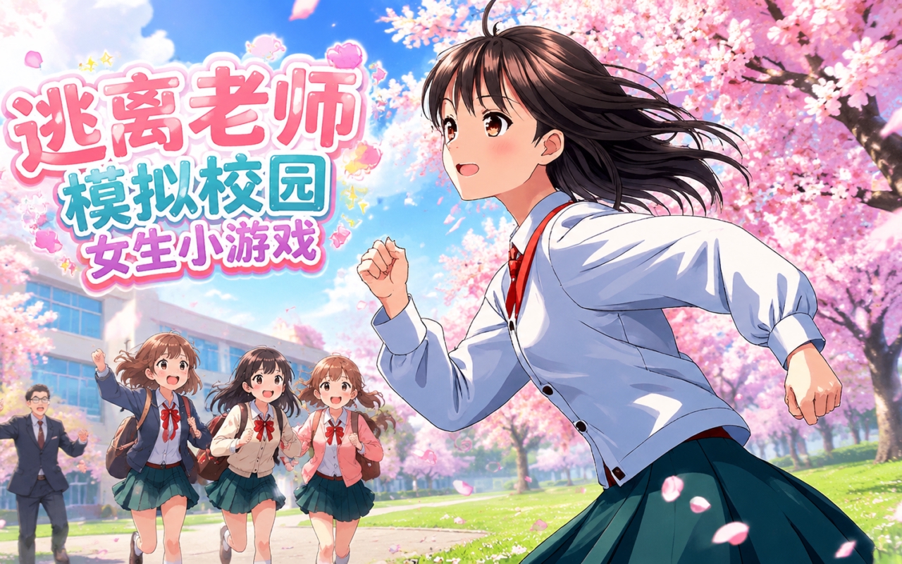 逃离老师模拟校园女生小游戏