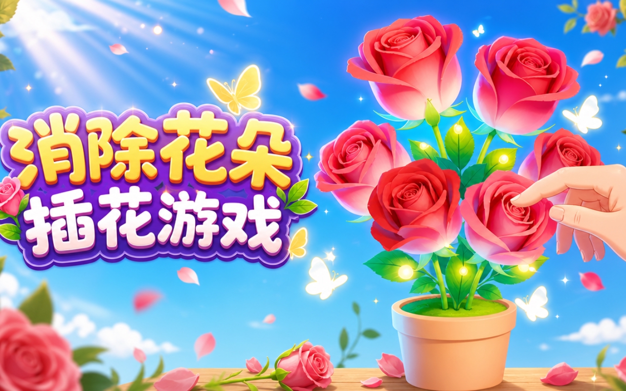 消除花朵插花游戏