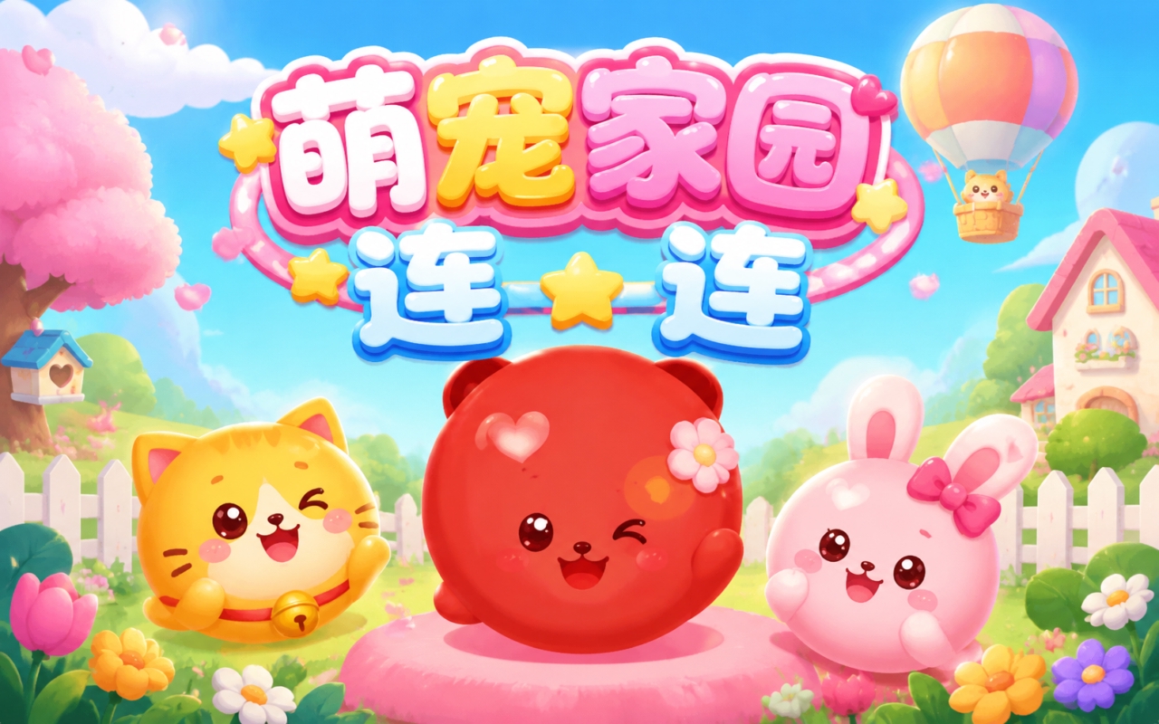 萌宠家园连一连