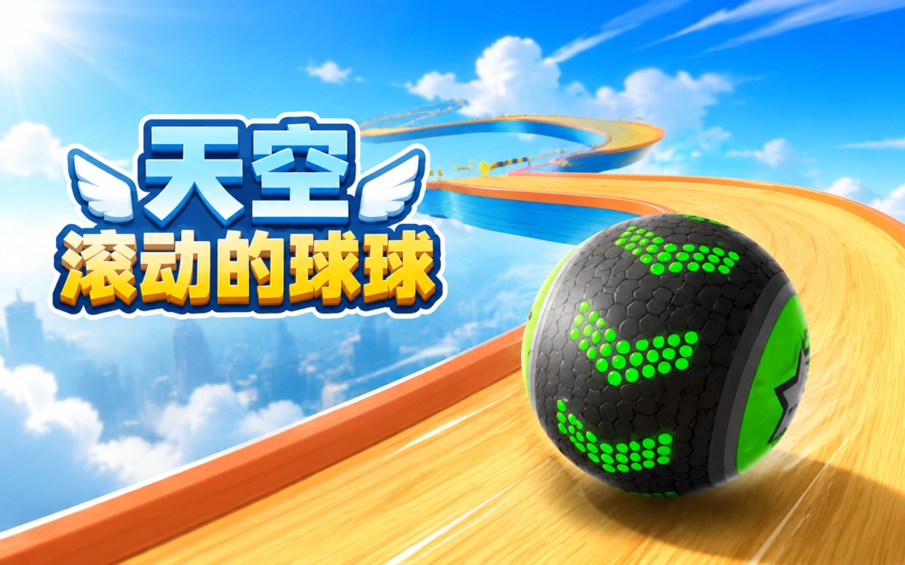 天空滚动的球球
