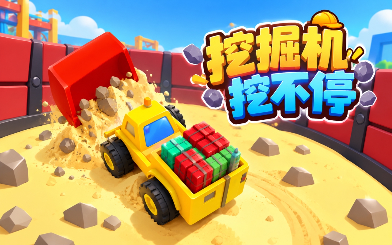 挖掘机挖不停