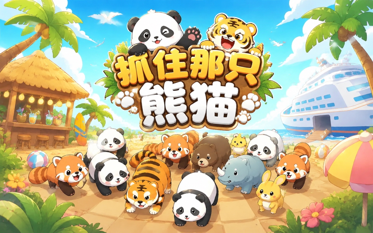 抓住那只熊猫