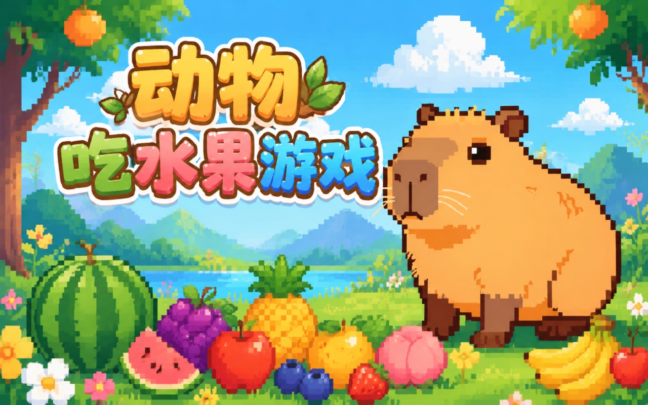 动物吃水果游戏