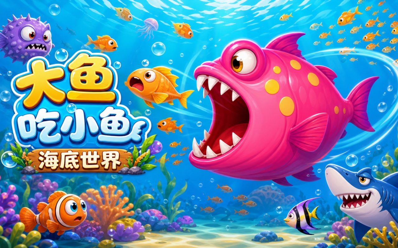 大鱼吃小鱼海底世界