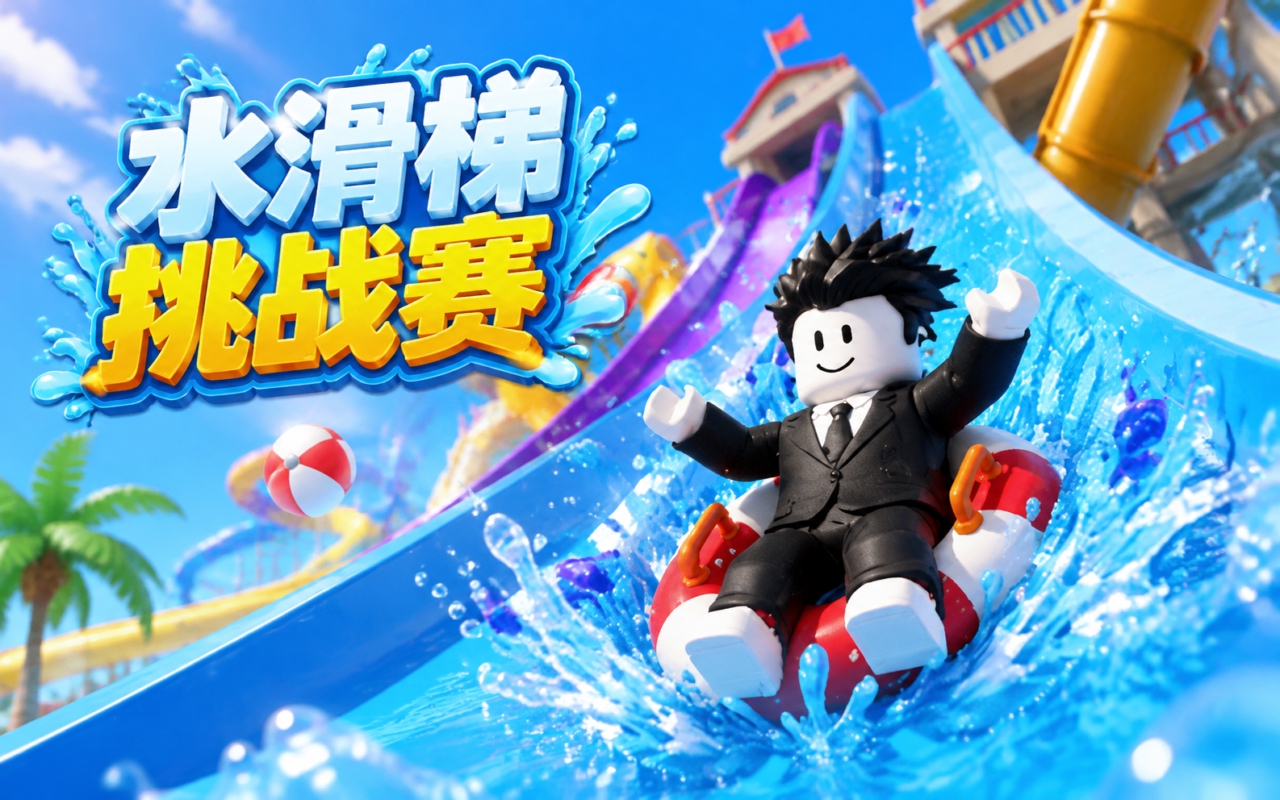水滑梯挑战赛
