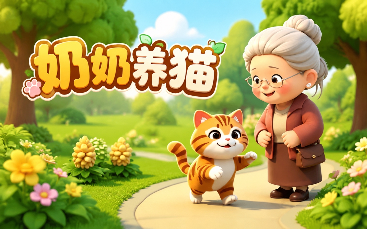 奶奶养猫