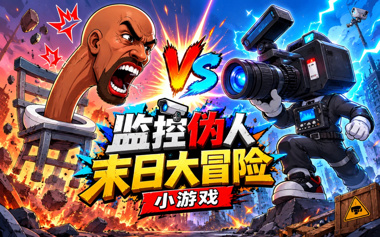 监控伪人末日大冒险小游戏