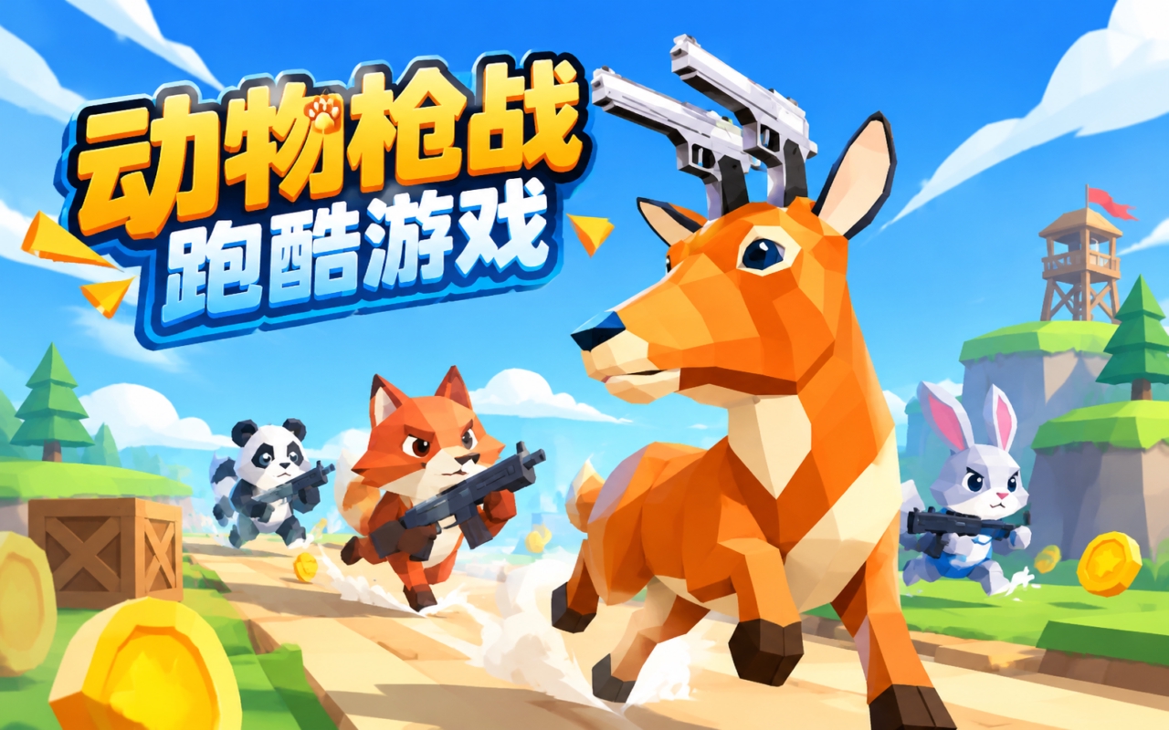 动物枪战跑酷游戏