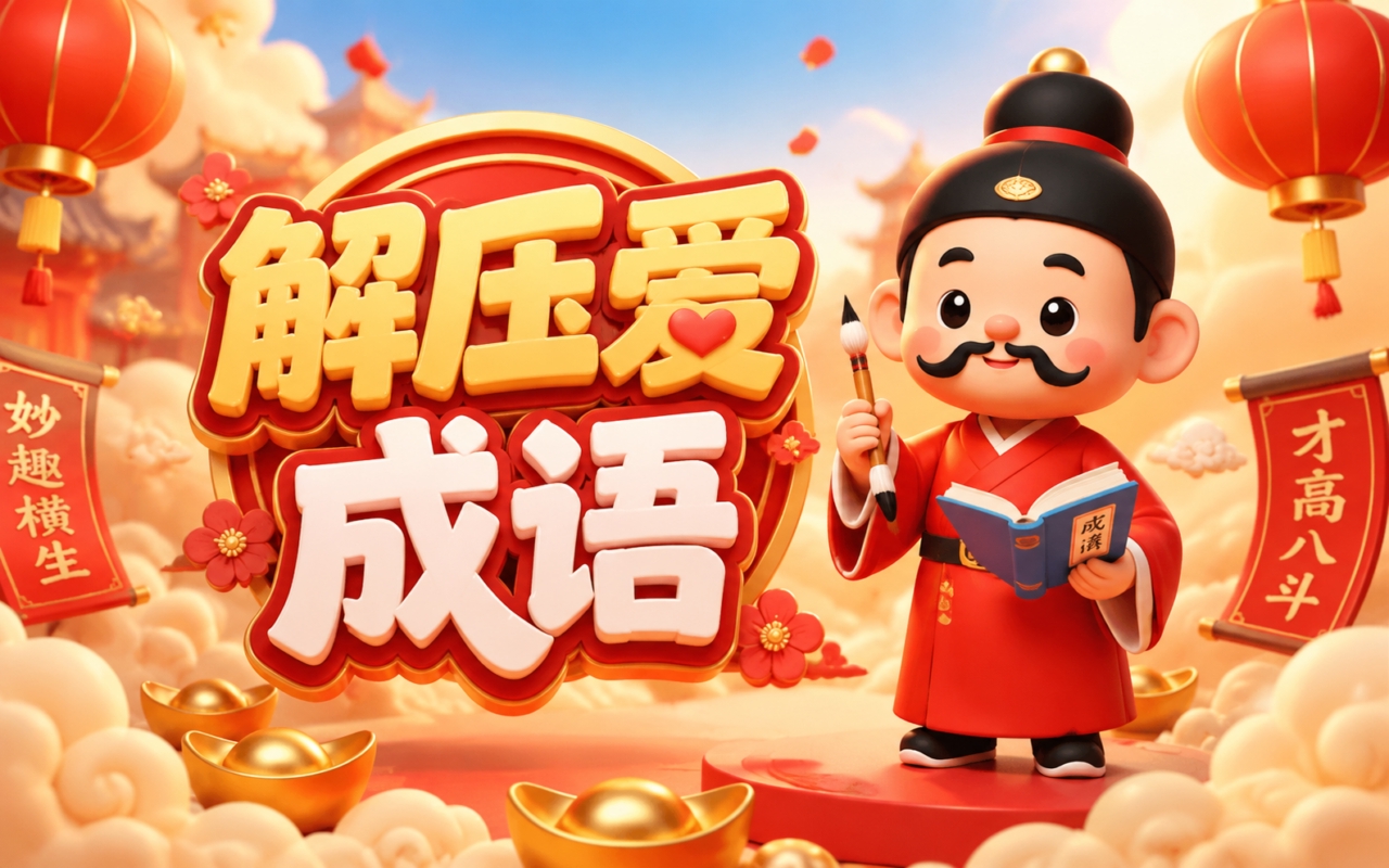 解压爱成语