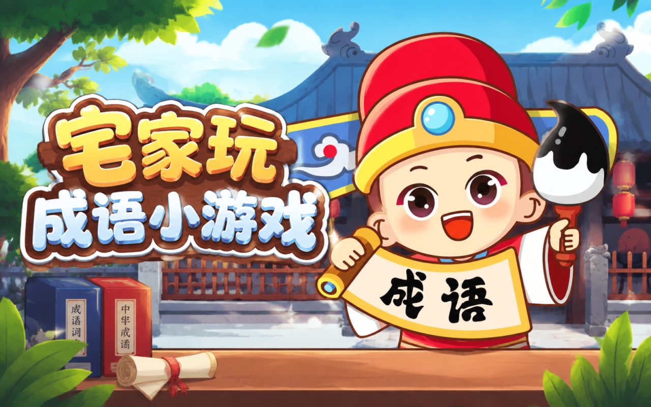 宅家玩成语小游戏