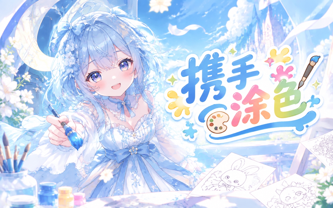 携手涂色