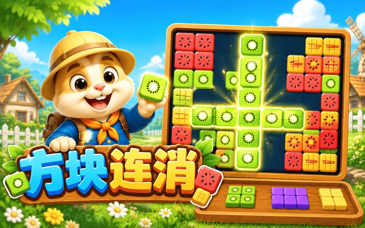 方块连消