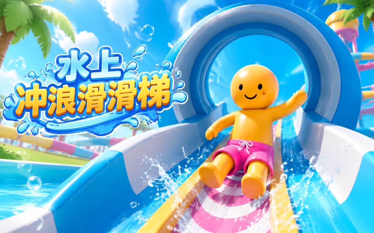水上冲浪滑滑梯