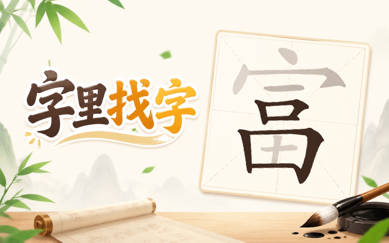 字里找字