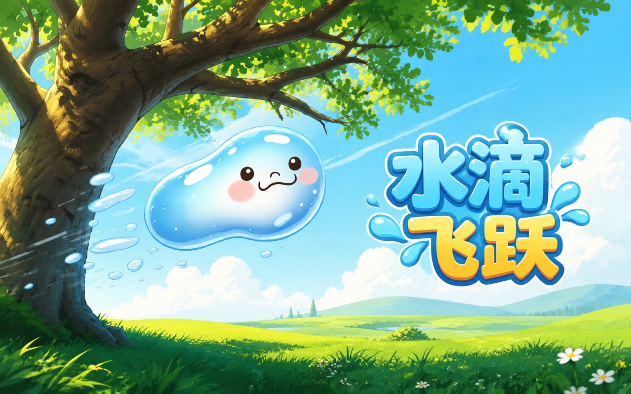 水滴飞跃