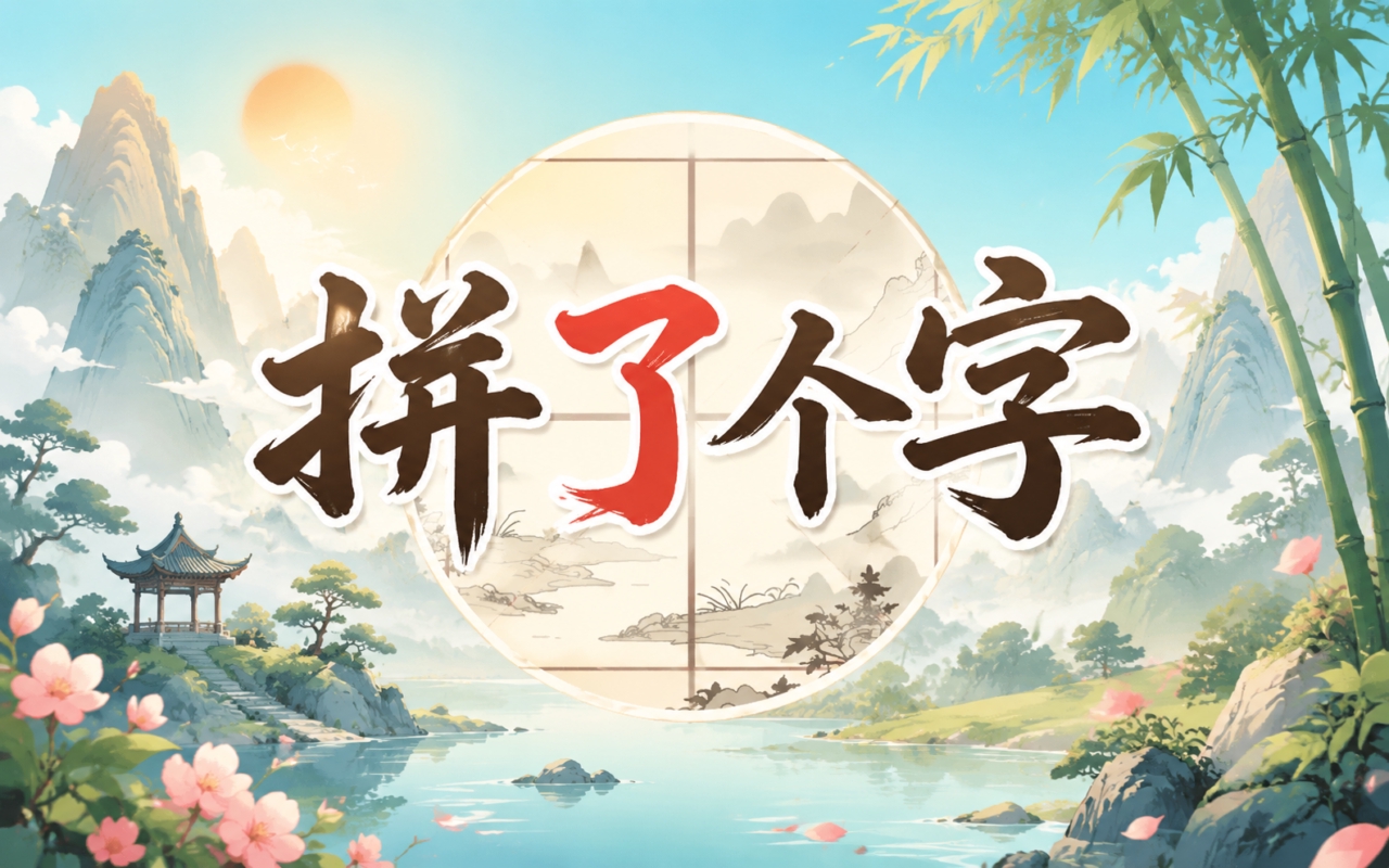 拼了个字