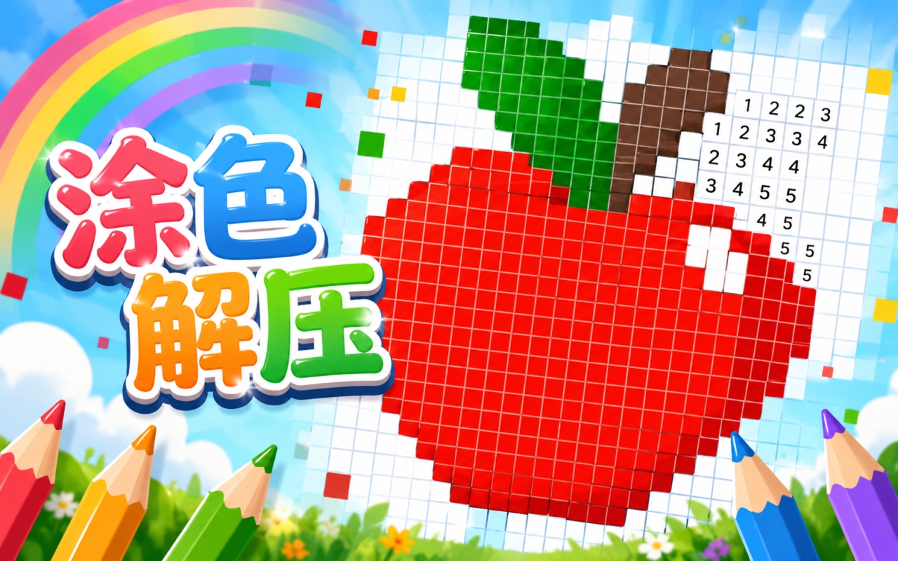 涂色解压