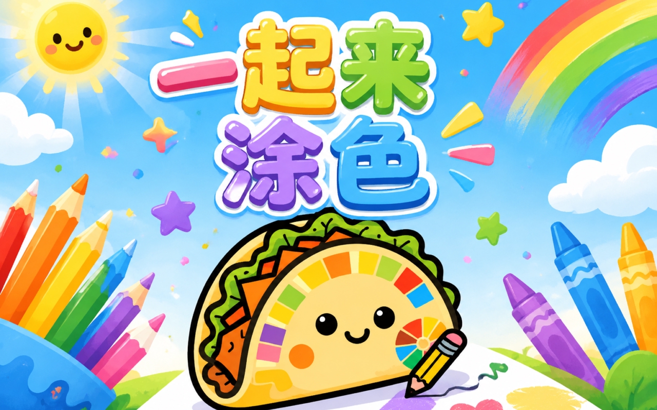 一起来涂色