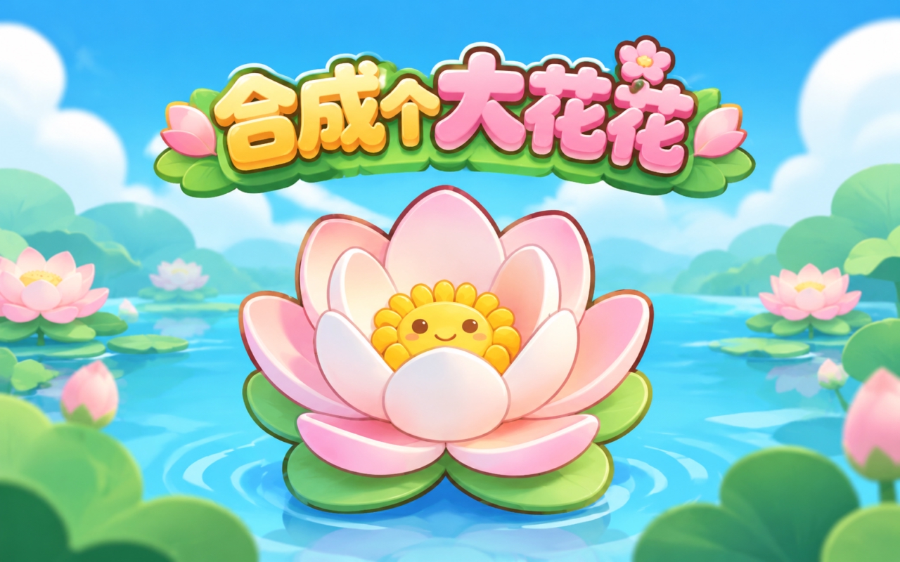 合成个大花花