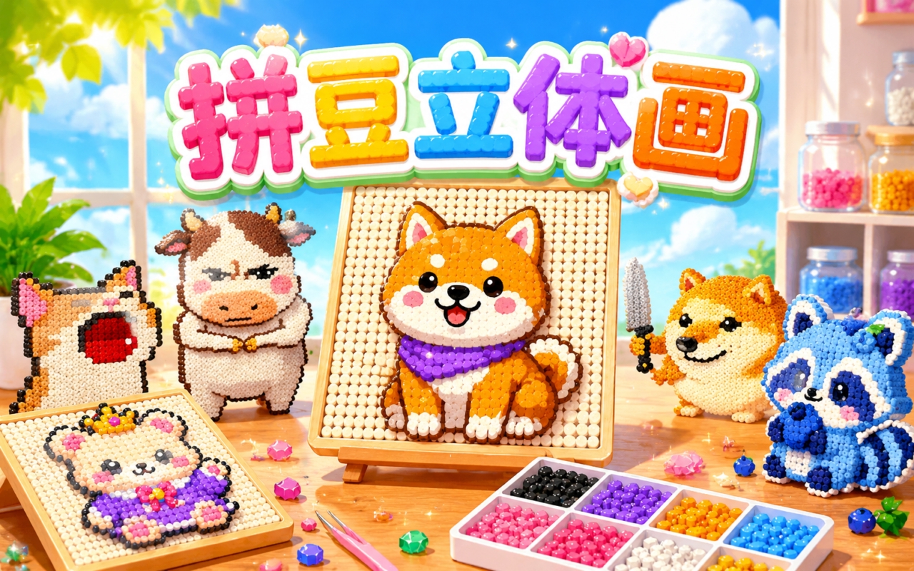 拼豆立体画
