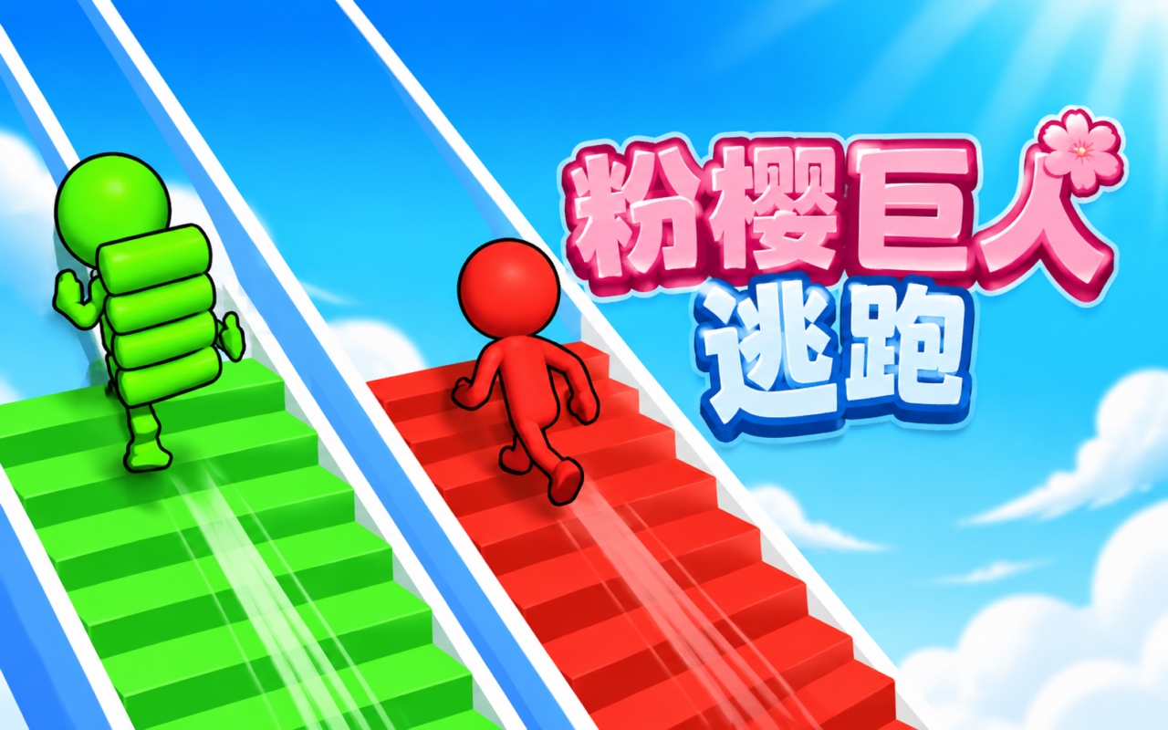 粉樱巨人逃跑