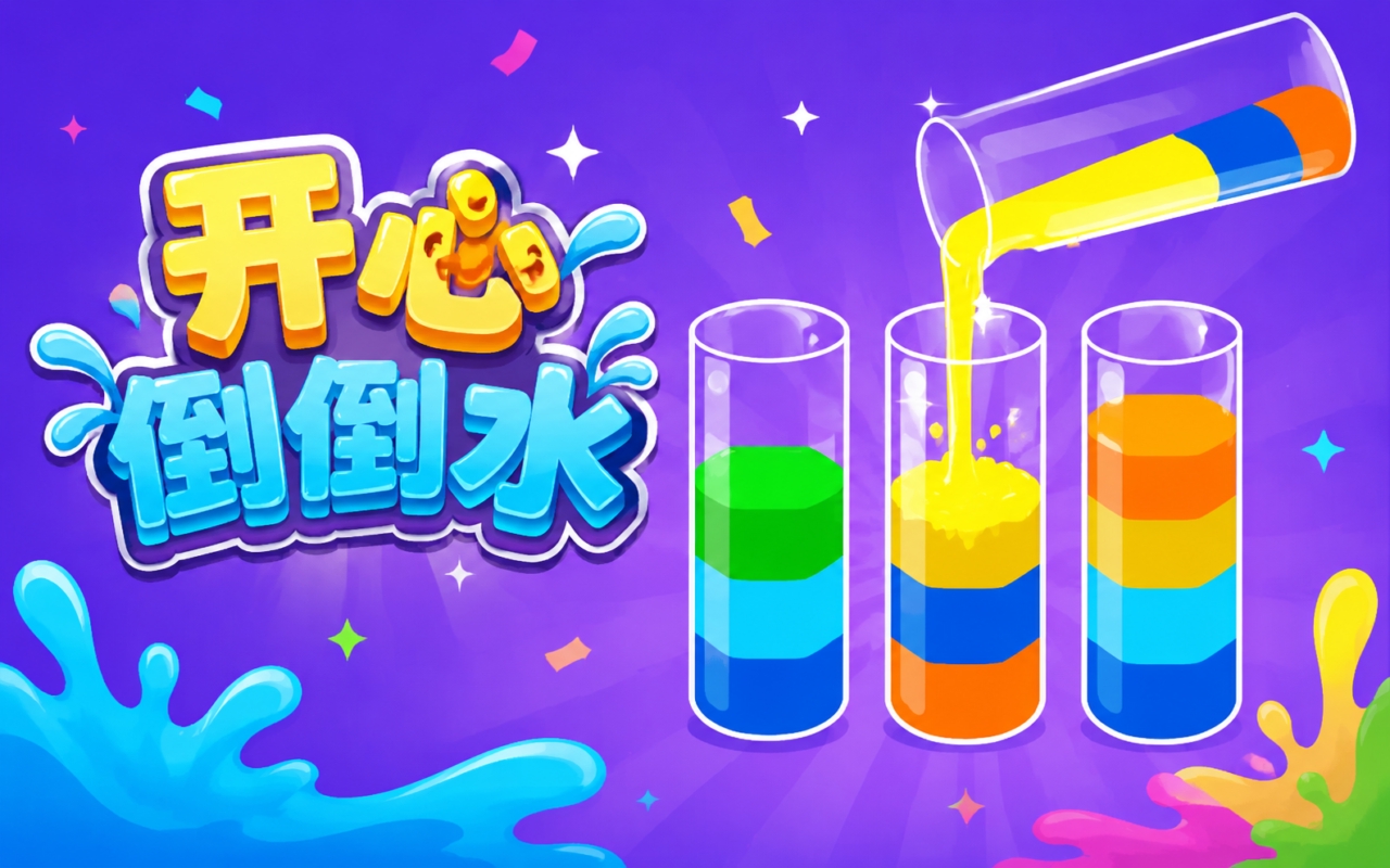 开心倒倒水
