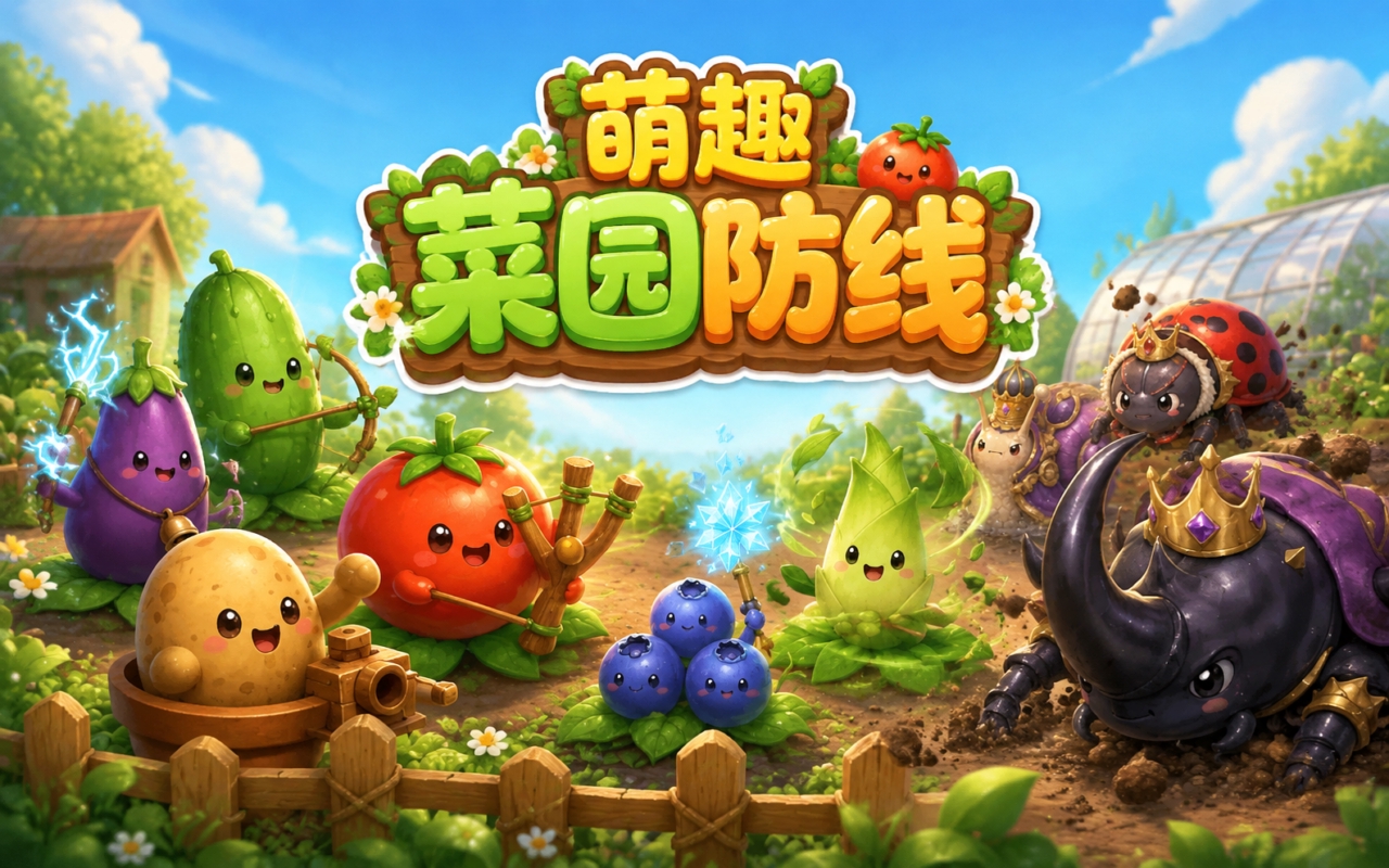 萌趣菜园防线