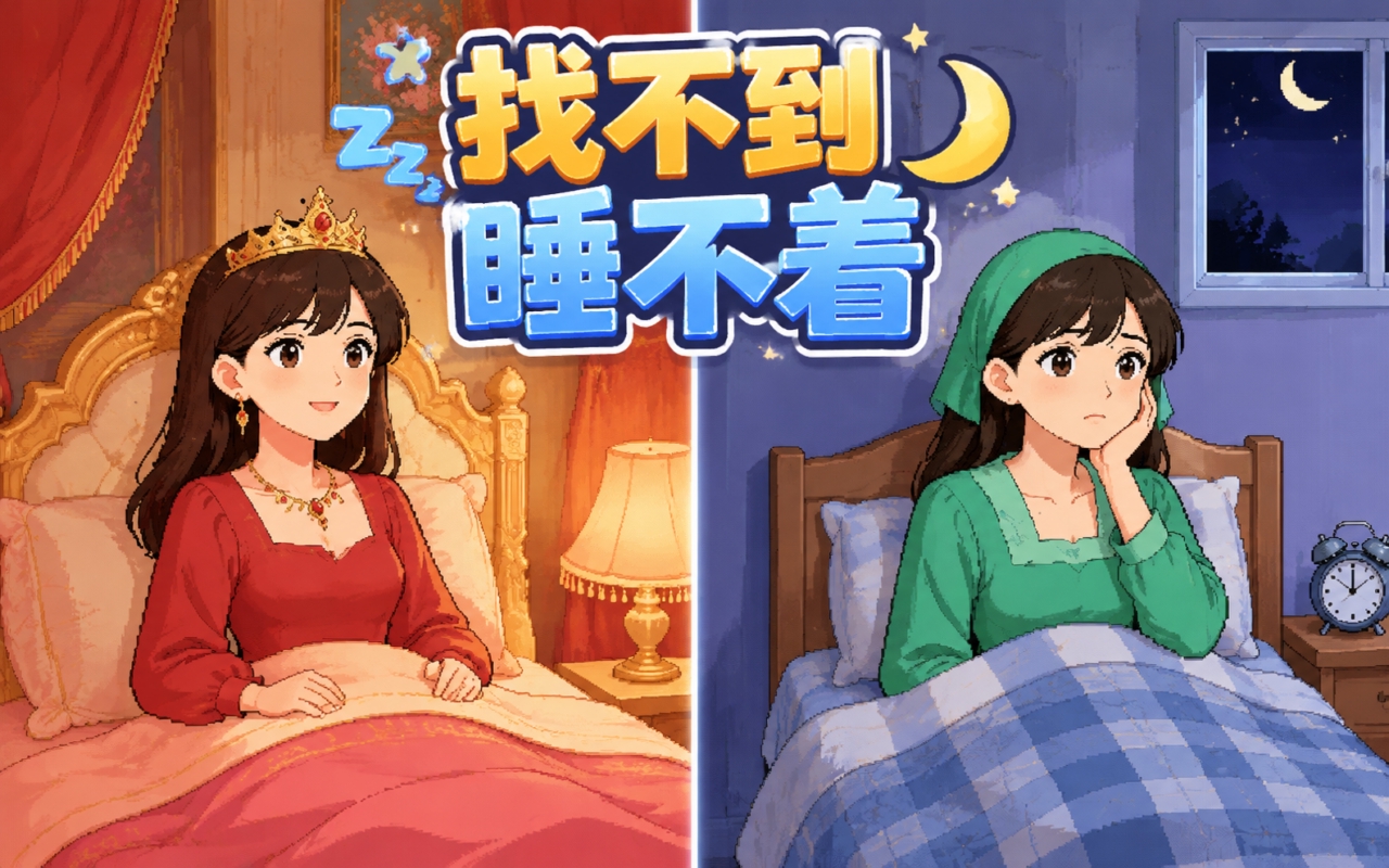 找不到睡不着