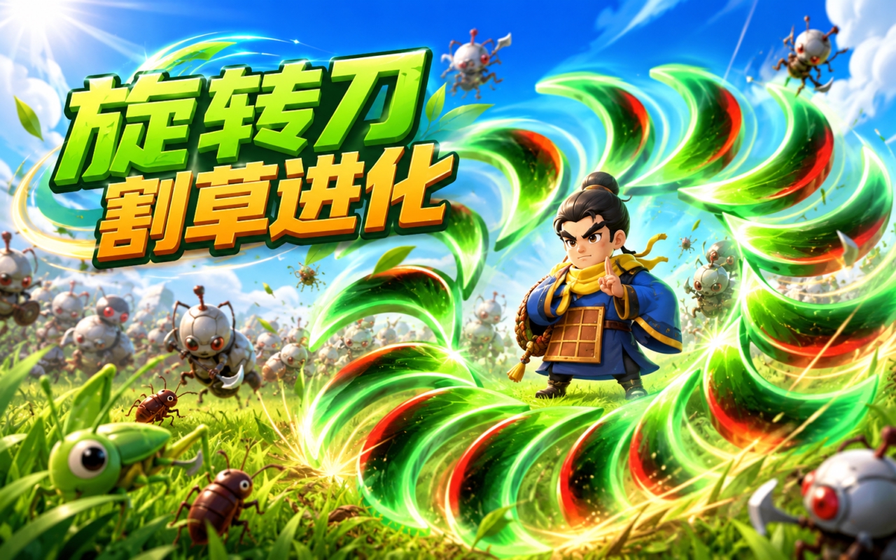 旋转刀割草进化