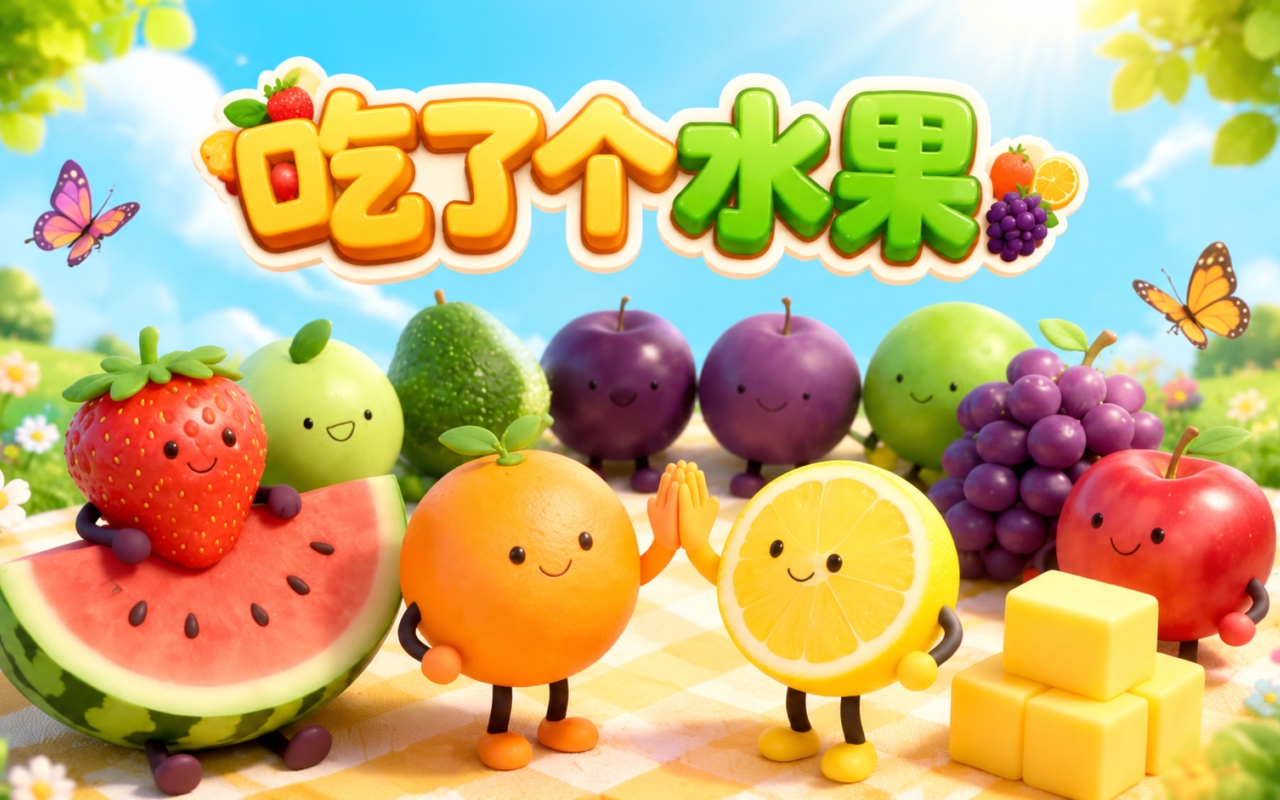 吃了个水果
