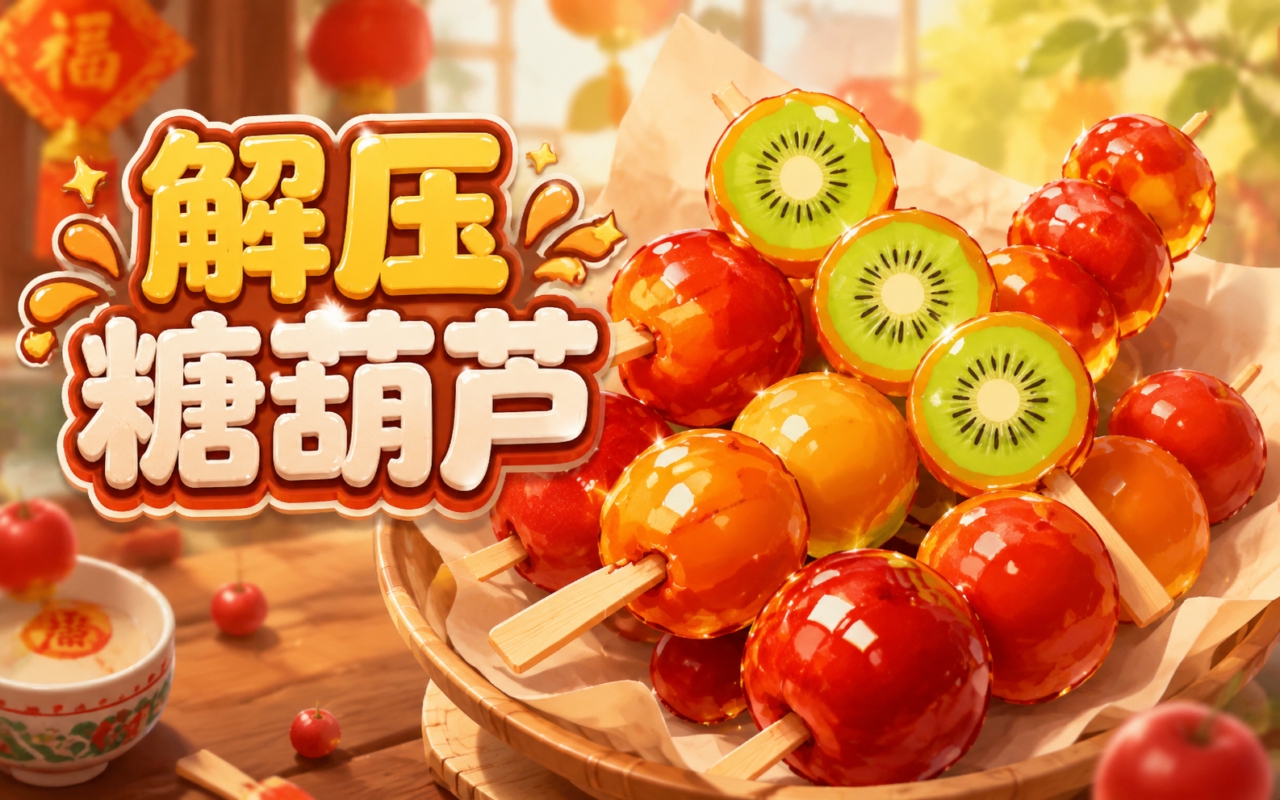 解压糖葫芦