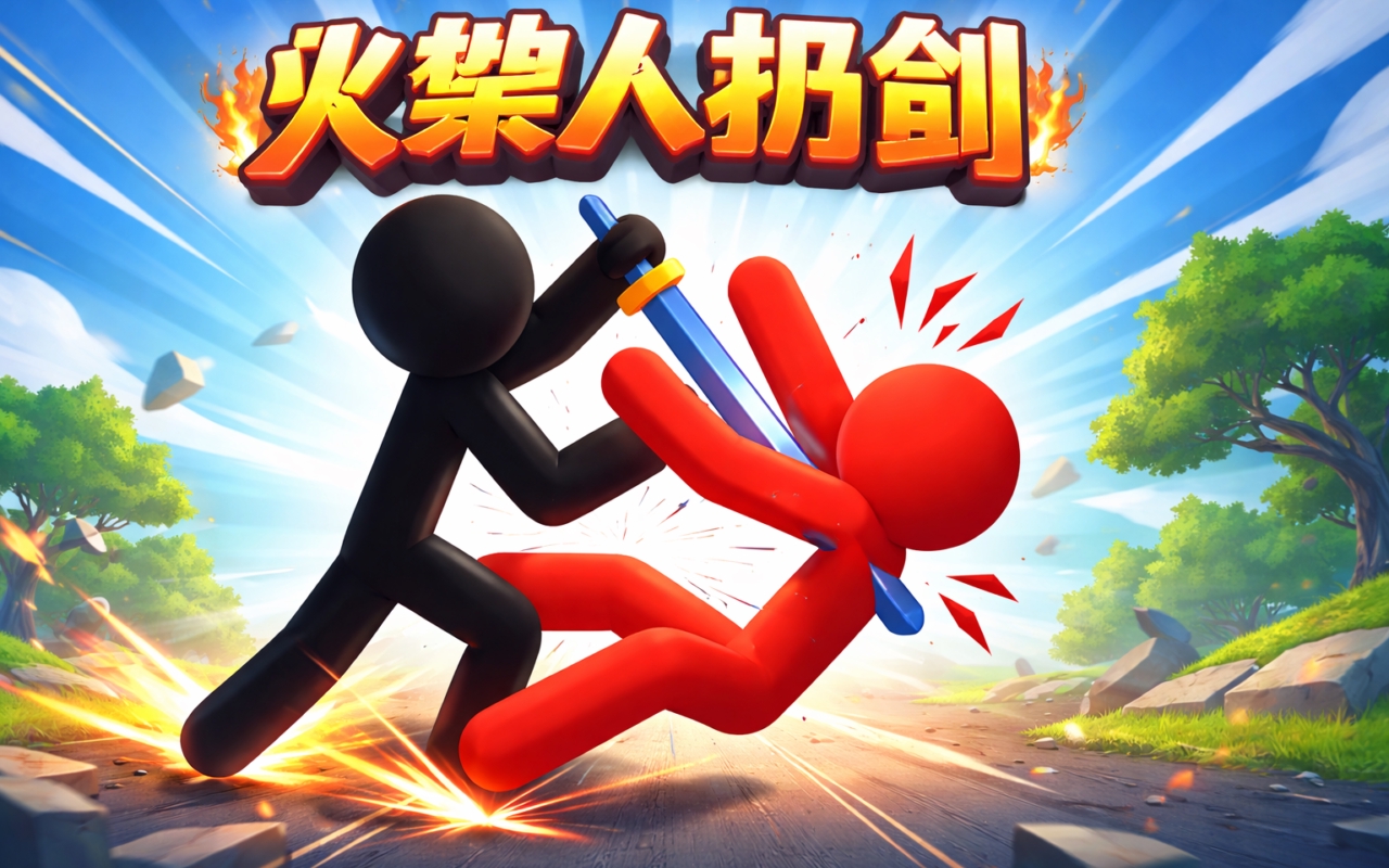 火柴人扔剑