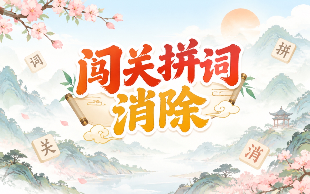 闯关拼词消除