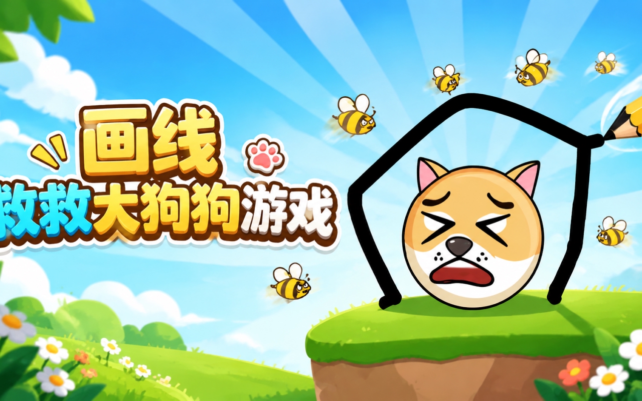画线救救大狗狗游戏