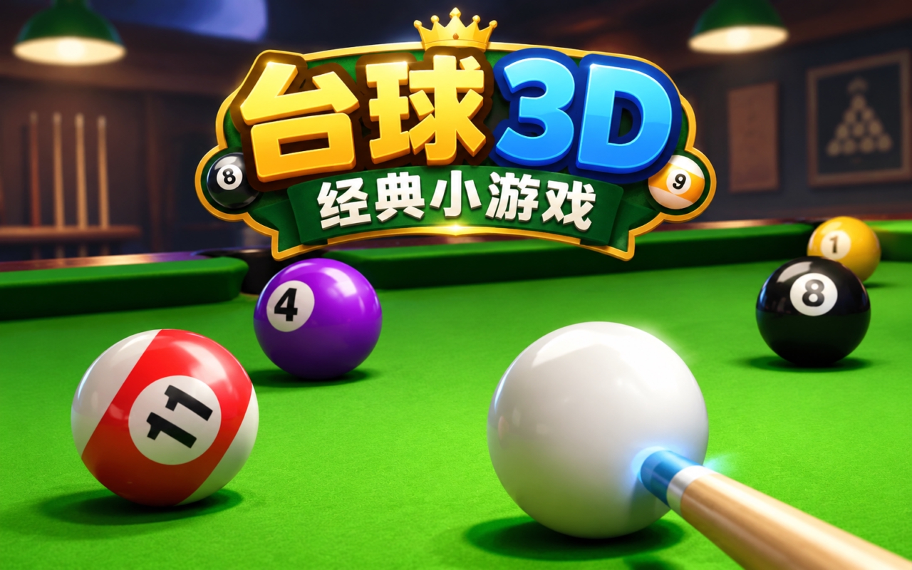 台球3D经典小游戏