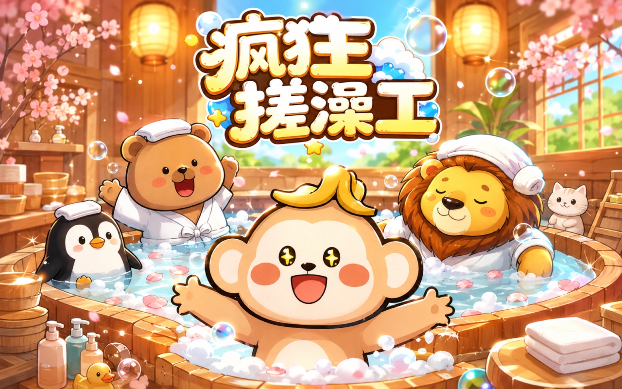 疯狂搓澡工
