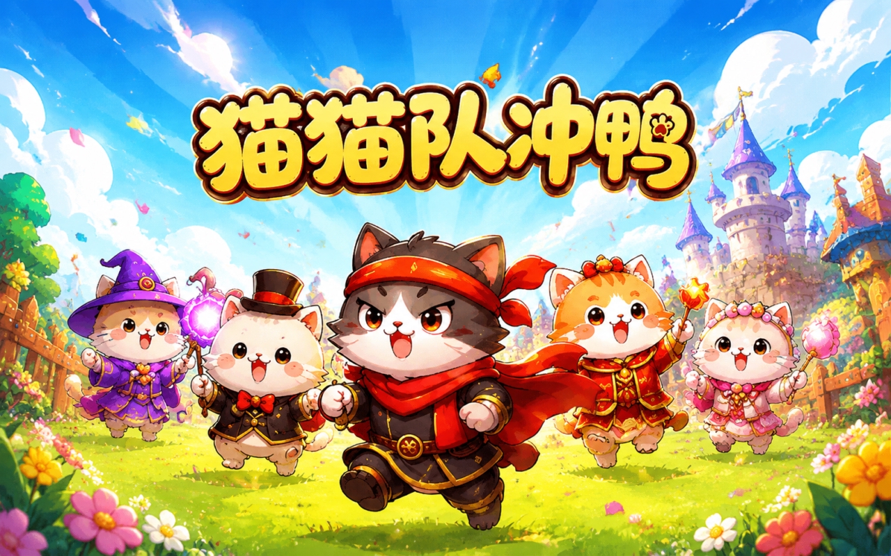 猫猫队冲鸭