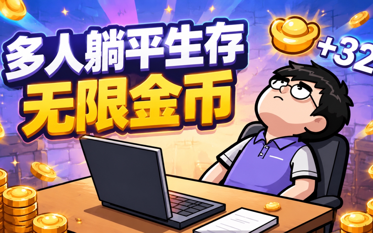 多人躺平生存无限金币
