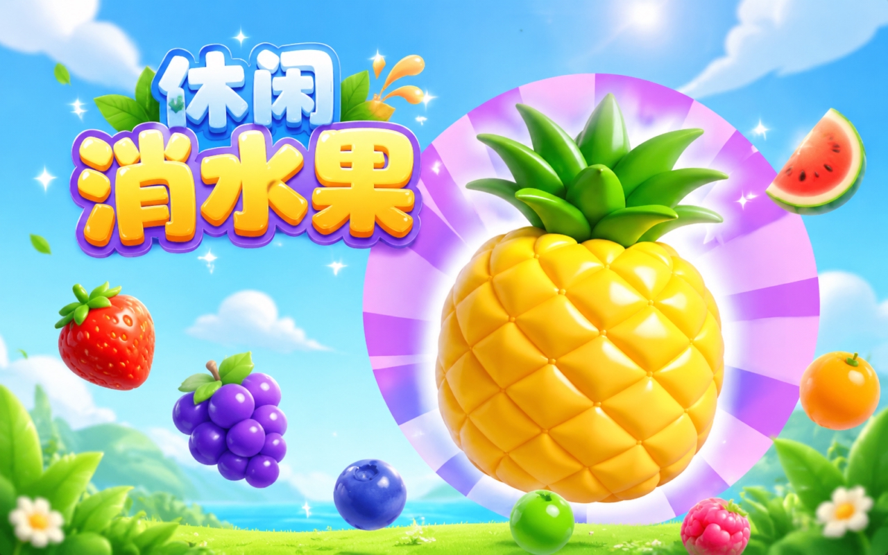 休闲消水果