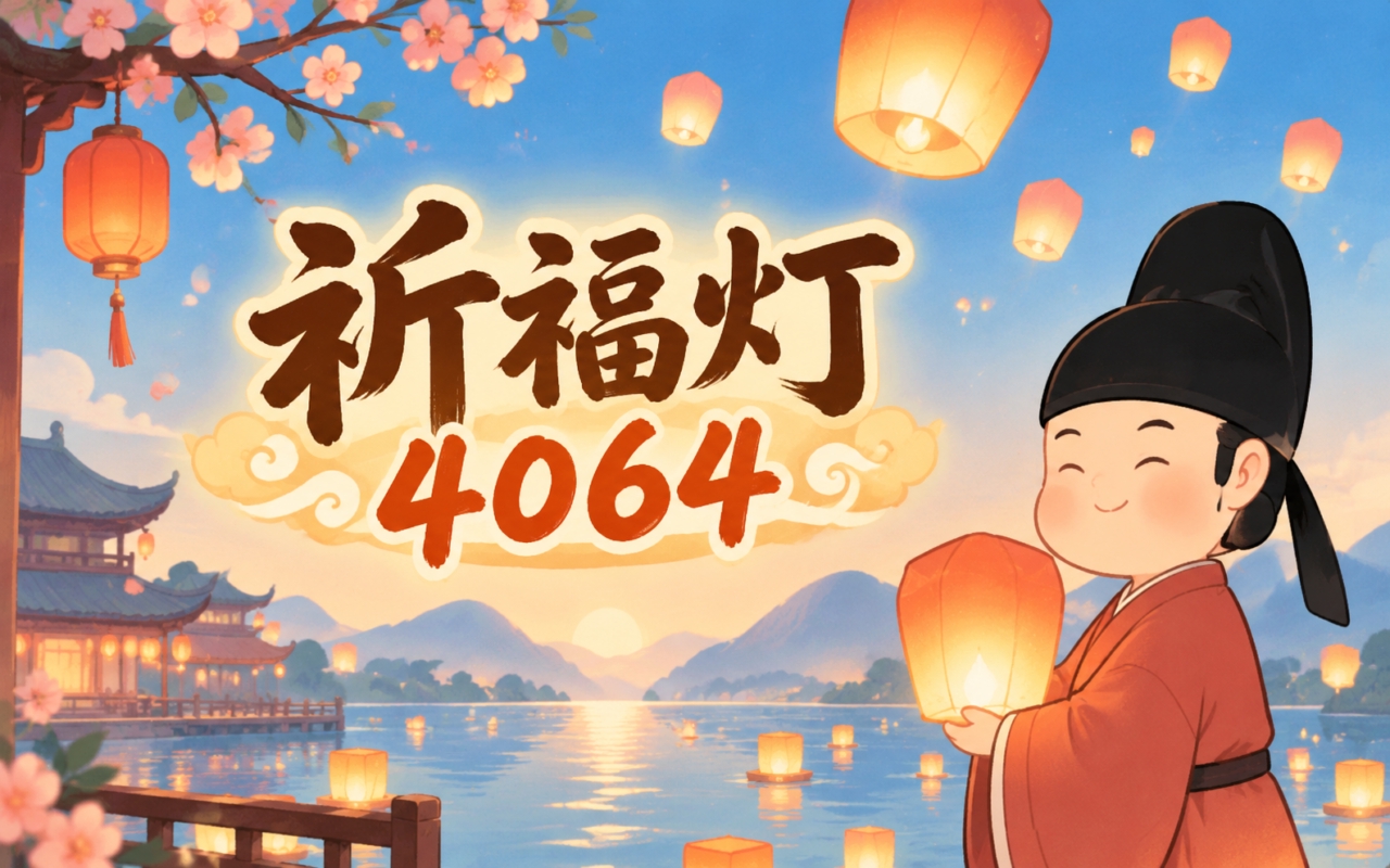 祈福灯4064