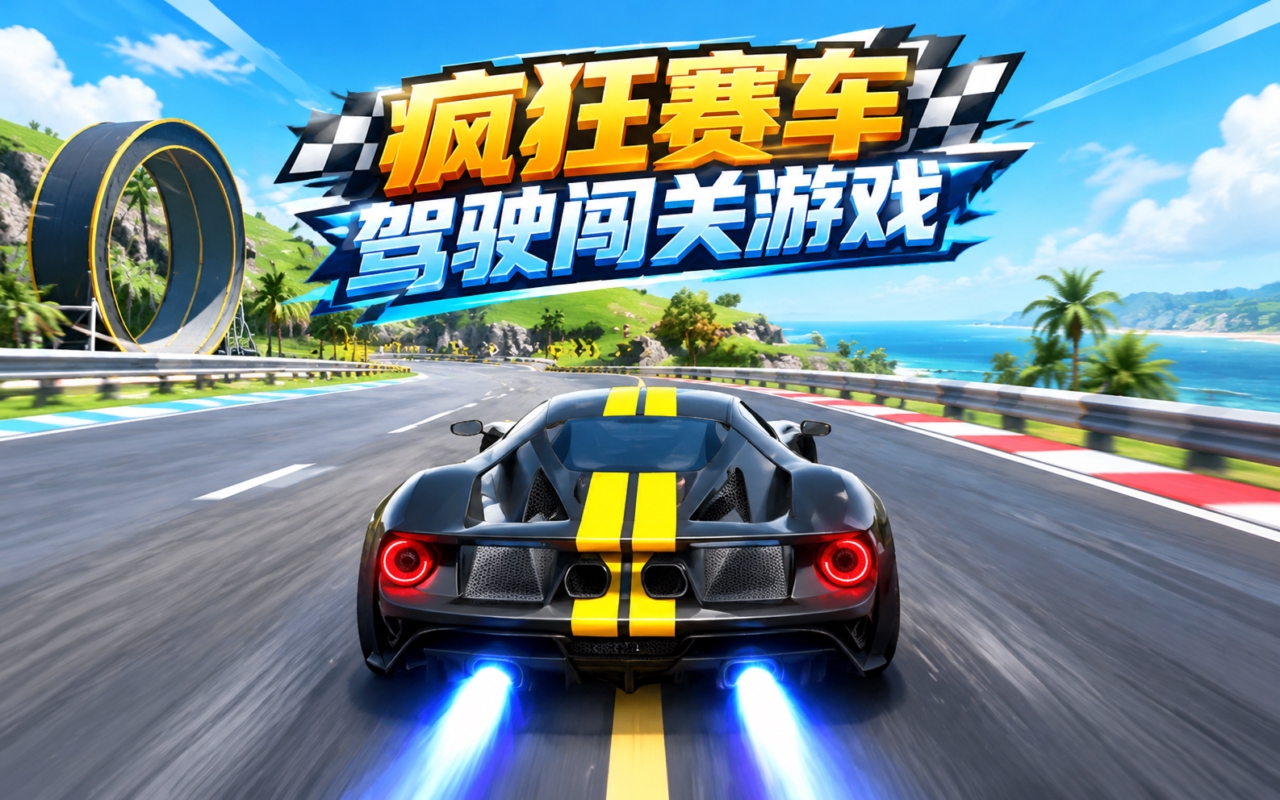 疯狂赛车驾驶闯关游戏