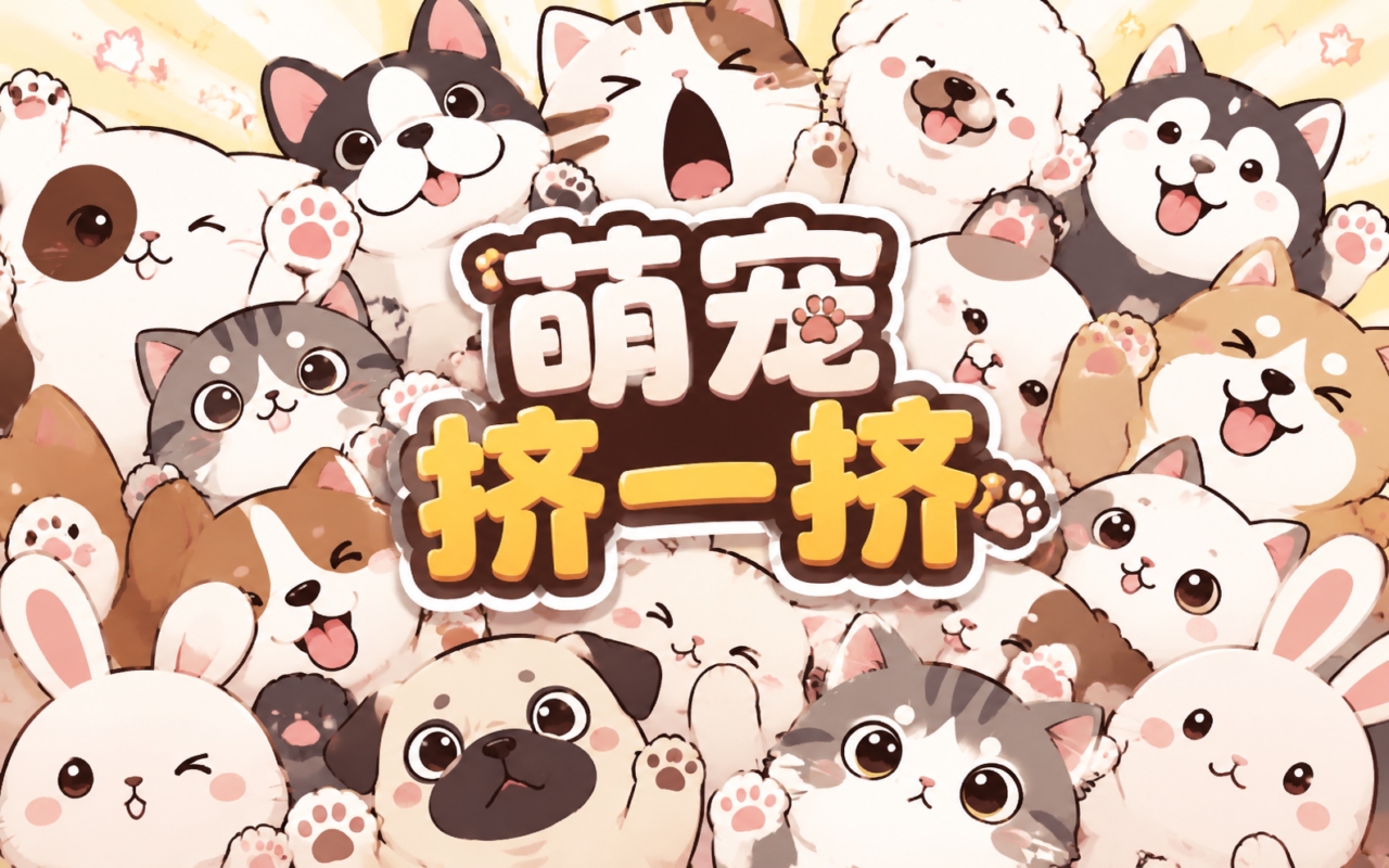 萌宠挤一挤