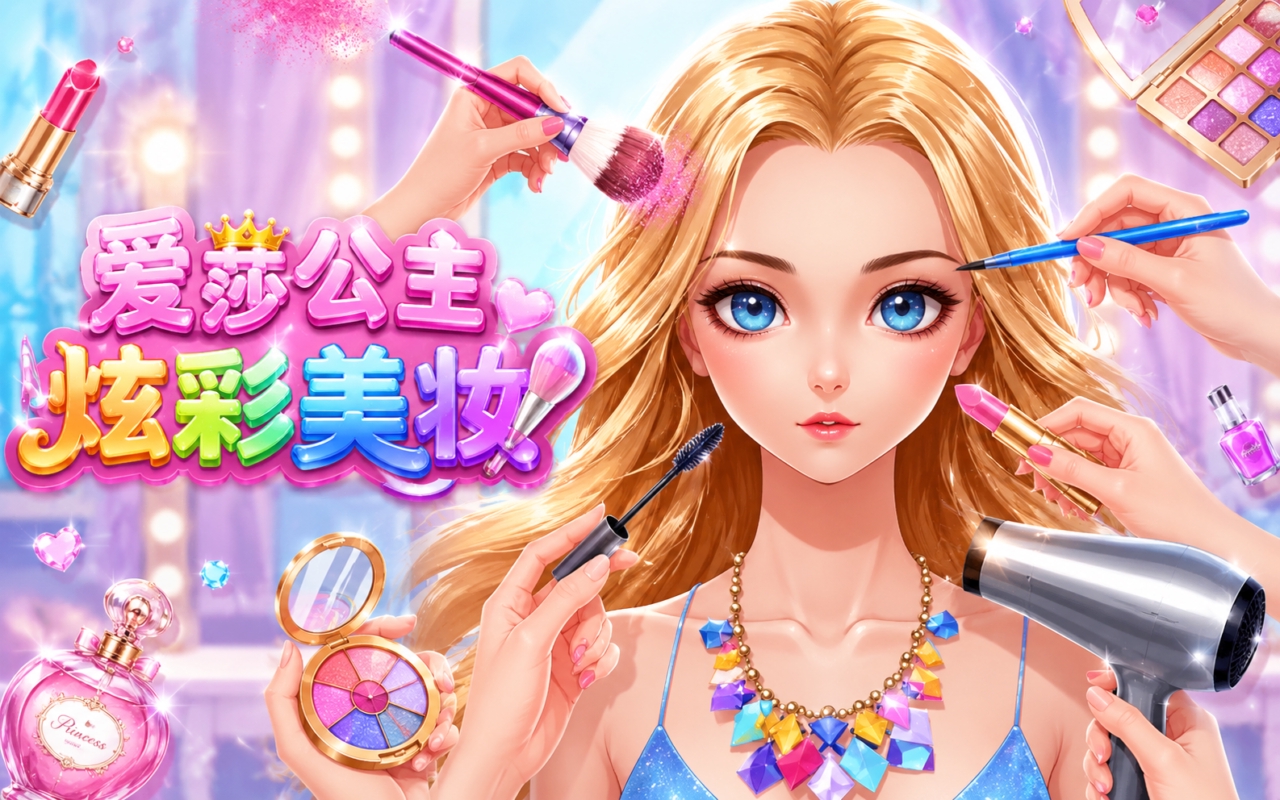 爱莎公主炫彩美妆