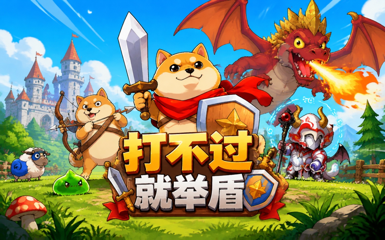 打不过就举盾