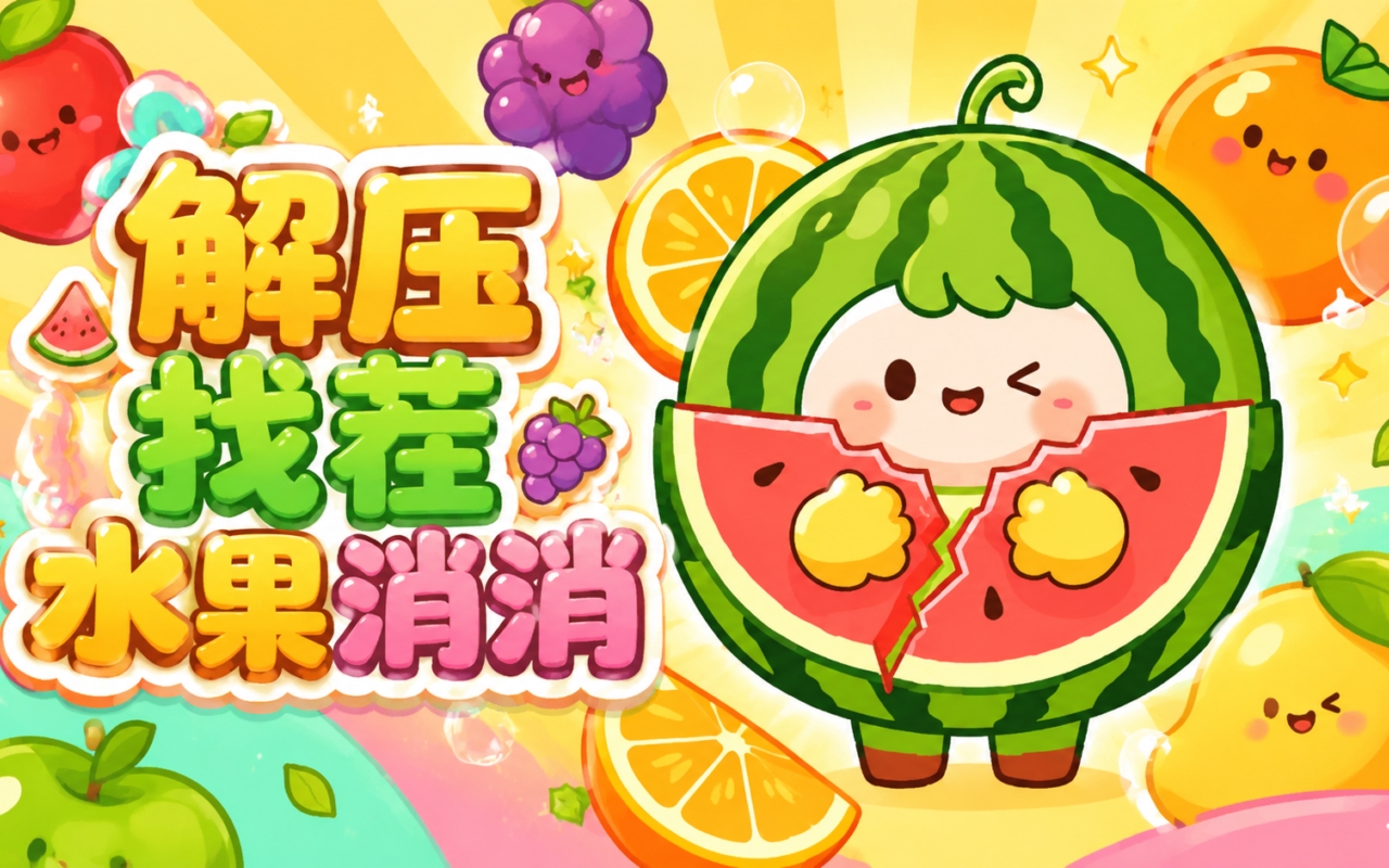 解压找茬水果消消