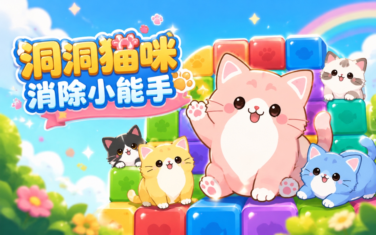 洞洞猫咪消除小能手