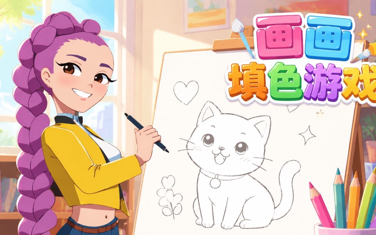 画画填色游戏