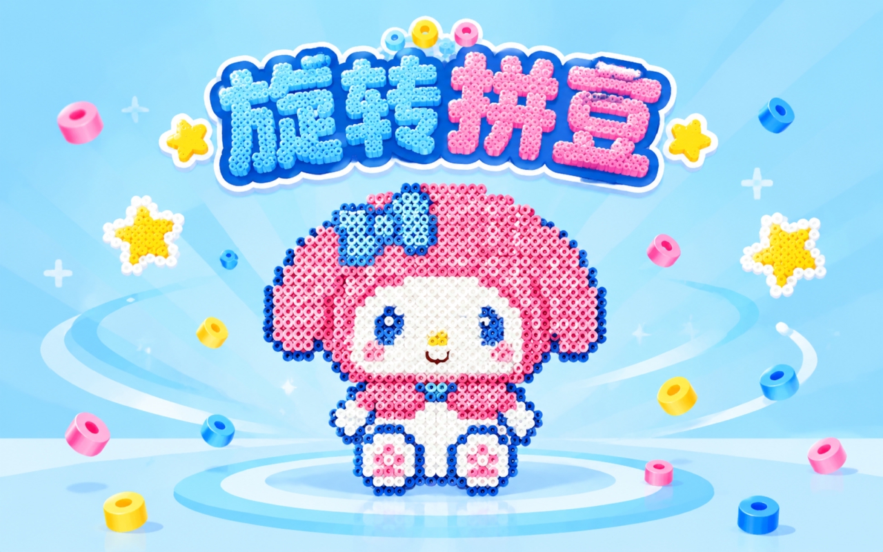 旋转拼豆